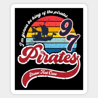 King of the pirates Sticker